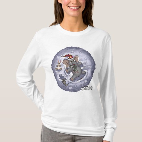 Metalphant Wilbur Snow Angels Womens Long Sleeve  T_Shirt