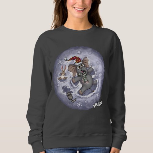 Metalphant Wilbur Snow Angels Womens Sweatshirt