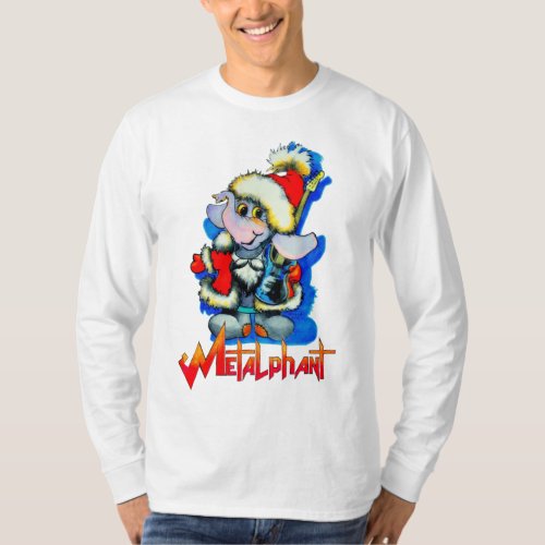 Metalphant Winter Holiday Adult Long Sleeve T_Shirt