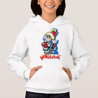 Metalphant Winter Holiday Girl's Hoodie
