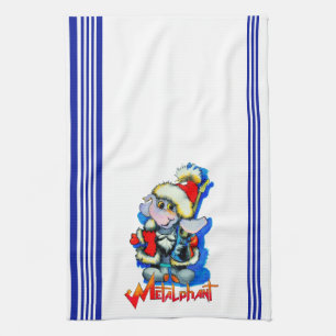 Metalphant Winter Holiday Kitchen Towel