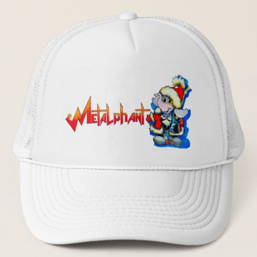 Metalphant Winter Holiday Trucker Hat