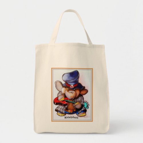 Metalphant with Guitar Tote Bags _ Various Styles
