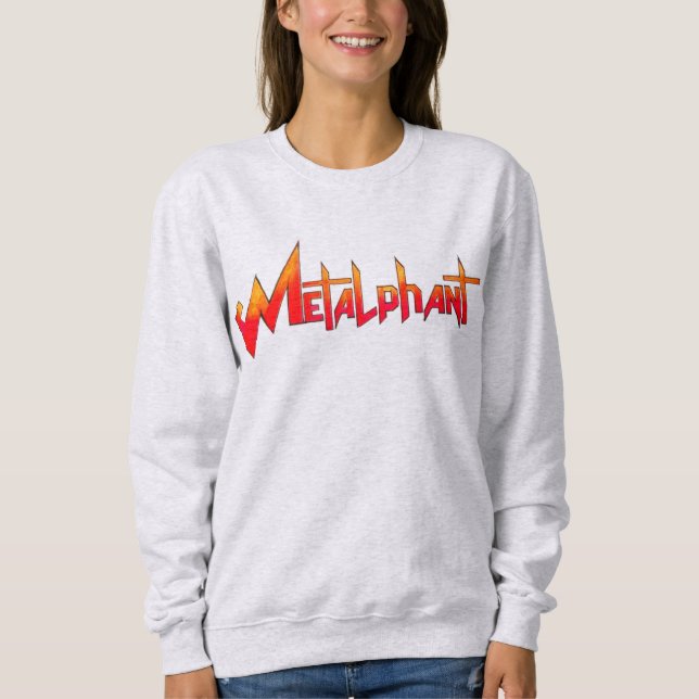 Metalphant with Guitar Women's Sweatshirt 2-design (Front)