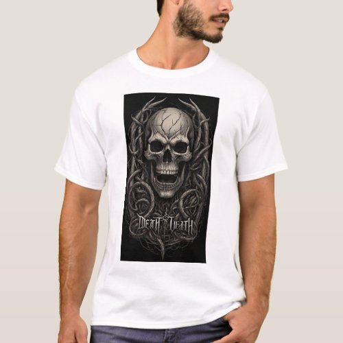 MetalThreads Unleash the Darkness with Custom Dea T_Shirt