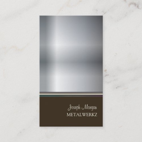 Metalworks, business cards