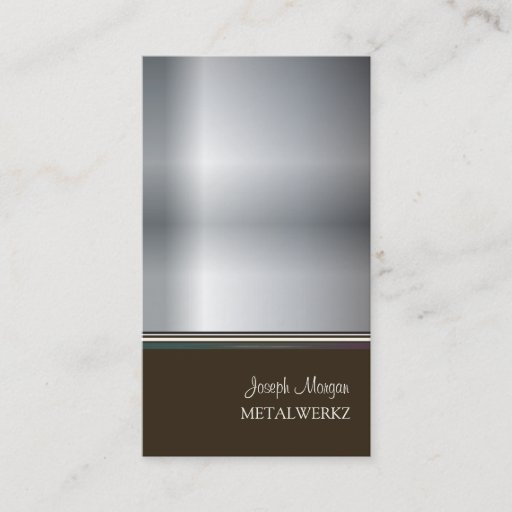 Customizable Metalworks, business cards