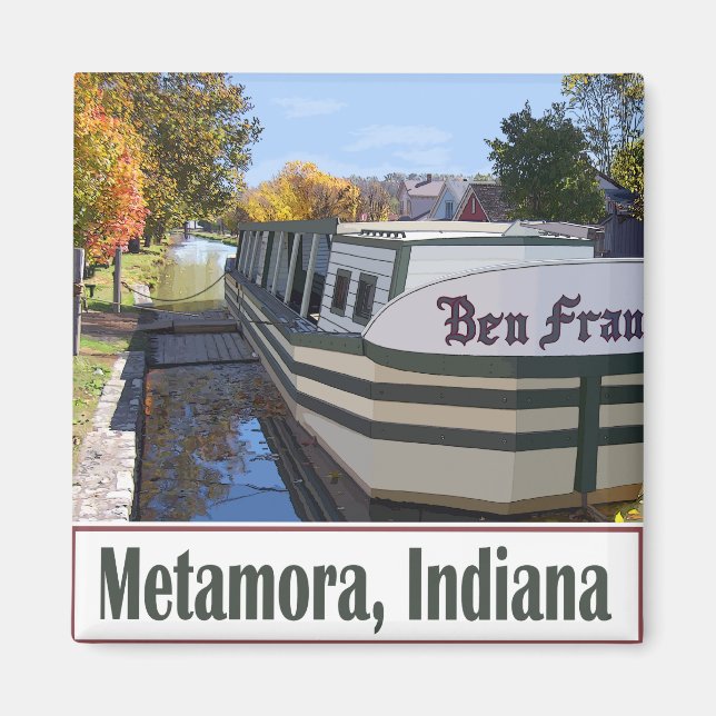 Metamora Indiana Magnet (Front)