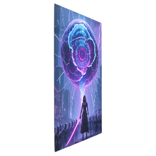 Metamorfosis Sci-Fi Poster – Futuristic Warrior