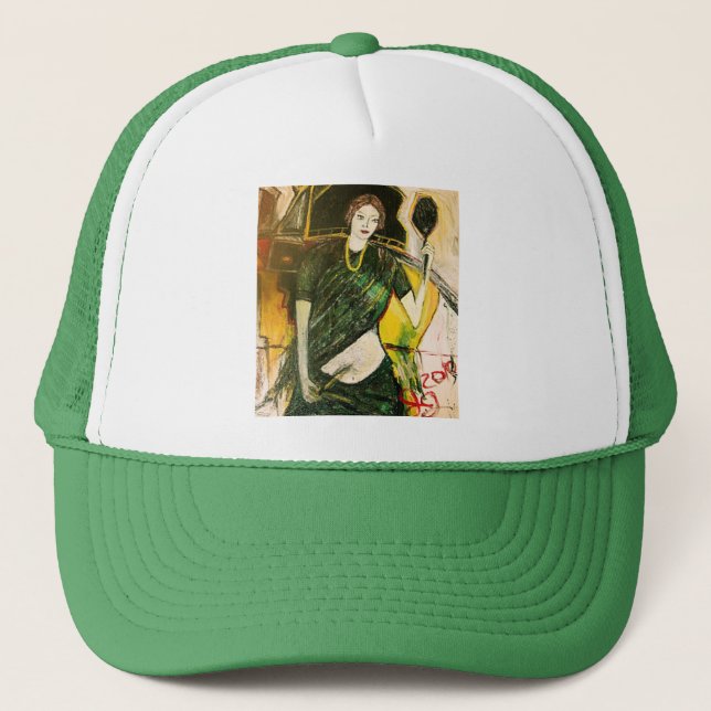 METAMORPHIS OF MEDITERRANEAN MISTRESS TRUCKER HAT (Front)