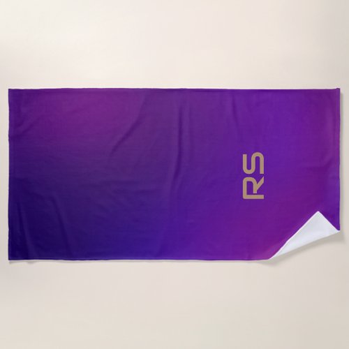 Metamorphosis 1 Purple Blue Elegance Personalized Beach Towel