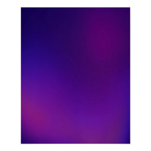 Metamorphosis 1 Purple Blue Elegance  Poster