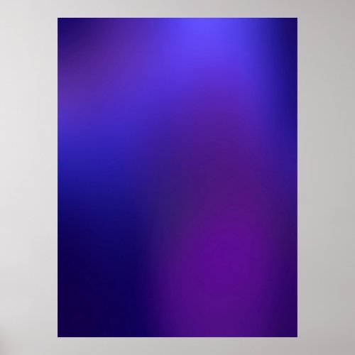 Metamorphosis 2 Purple Blue Elegance  Poster