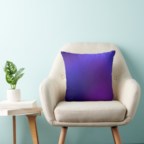 Metamorphosis 2 Purple Blue Elegance  Throw Pillow