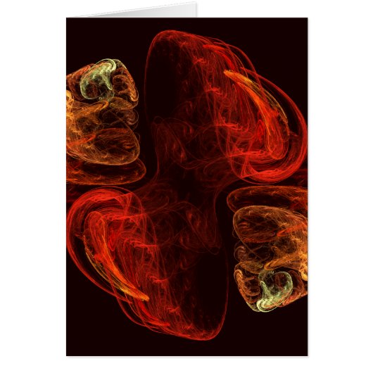 Metamorphosis Abstract Art Note Card (Front)