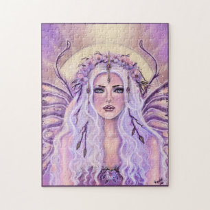 Metamorphosis butterfly fairy By Renee Lavoie Jigsaw Puzzle