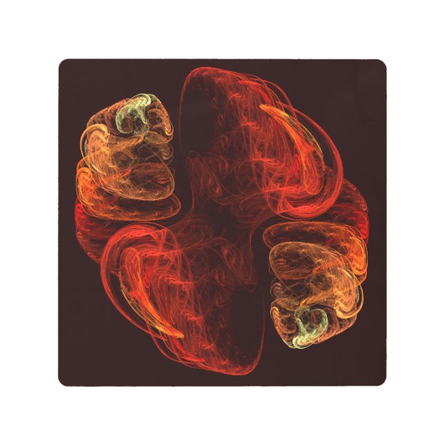 Metamorphosis Energy Modern Abstract Fractal Art (Front)