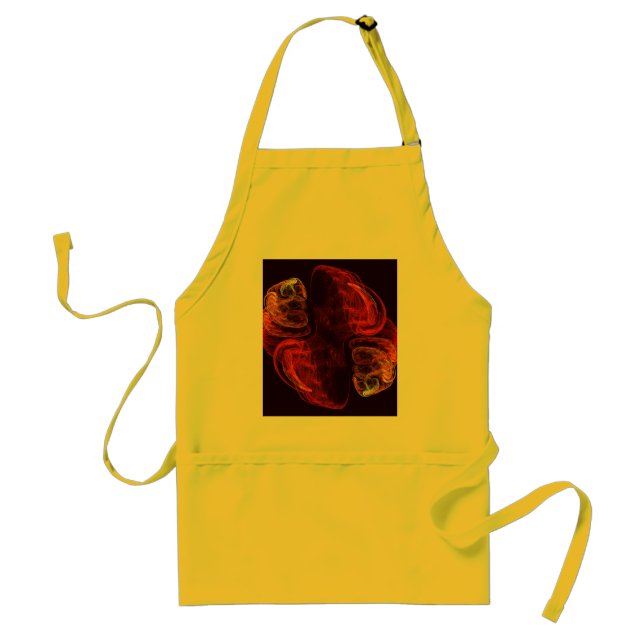 Metamorphosis Energy Modern Abstract Fractal Art Adult Apron (Front)