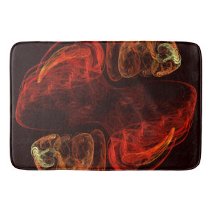 Metamorphosis Energy Modern Abstract Fractal Art Bath Mat