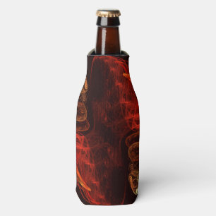 Metamorphosis Energy Modern Abstract Fractal Art Bottle Cooler