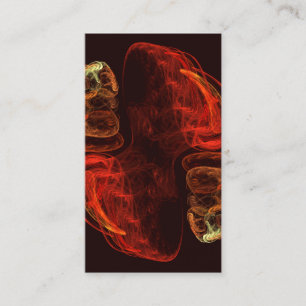 Metamorphosis Energy Modern Abstract Fractal Art Business Card