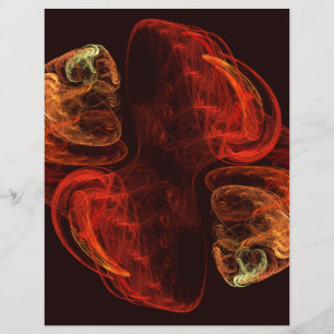 Metamorphosis Energy Modern Abstract Fractal Art Flyer