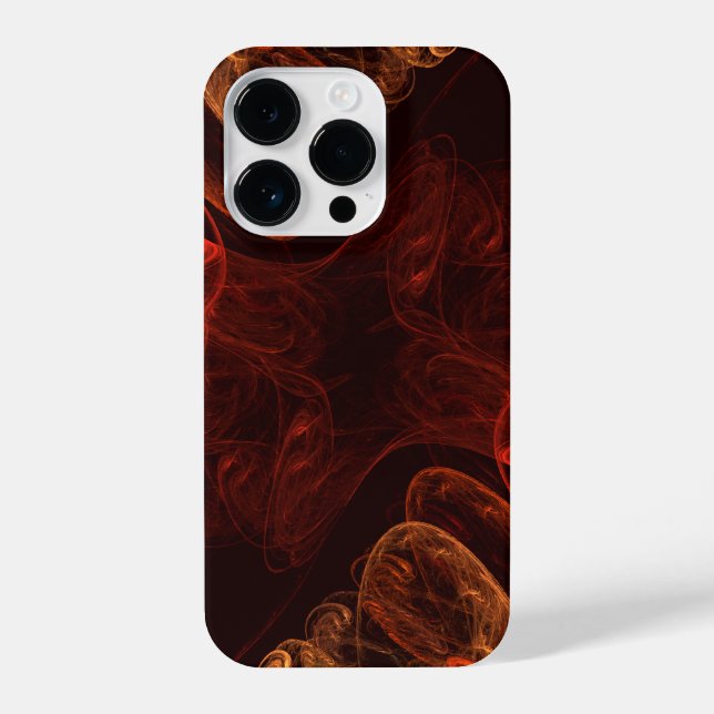 Metamorphosis Energy Modern Abstract Fractal Art iPhone Case (Back)
