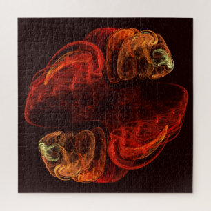 Metamorphosis Energy Modern Abstract Fractal Art Jigsaw Puzzle