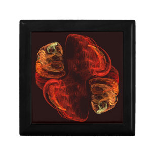 Metamorphosis Energy Modern Abstract Fractal Art Keepsake Box