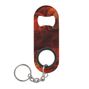 Metamorphosis Energy Modern Abstract Fractal Art Keychain Bottle Opener