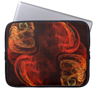 Metamorphosis Energy Modern Abstract Fractal Art Laptop Sleeve