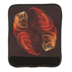 Metamorphosis Energy Modern Abstract Fractal Art Luggage Handle Wrap