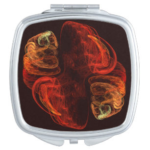 Metamorphosis Energy Modern Abstract Fractal Art Mirror For Makeup