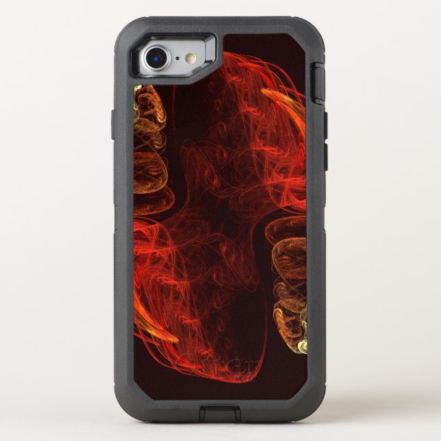 Metamorphosis Energy Modern Abstract Fractal Art Otterbox iPhone Case (Back)