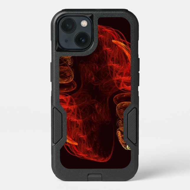 Metamorphosis Energy Modern Abstract Fractal Art Otterbox iPhone Case (Back)