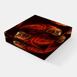 Metamorphosis Energy Modern Abstract Fractal Art Paperweight