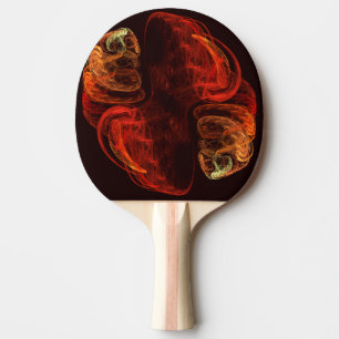 Metamorphosis Energy Modern Abstract Fractal Art Ping-Pong Paddle