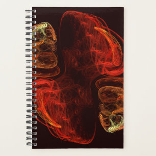 Metamorphosis Energy Modern Abstract Fractal Art Planner