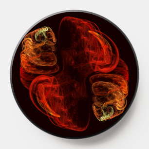 Metamorphosis Energy Modern Abstract Fractal Art PopSocket