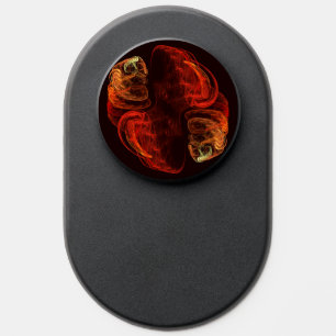 Metamorphosis Energy Modern Abstract Fractal Art PopSocket