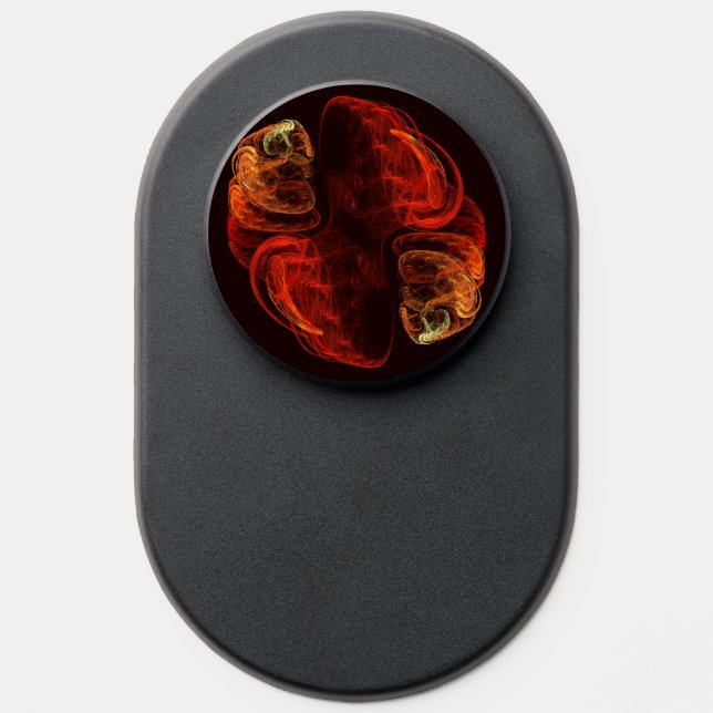 Metamorphosis Energy Modern Abstract Fractal Art PopSocket (Popsocket)