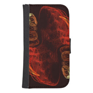 Metamorphosis Energy Modern Abstract Fractal Art Galaxy S4 Wallet Case