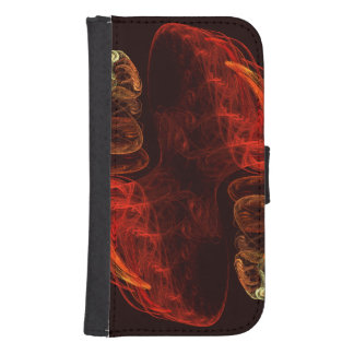 Metamorphosis Energy Modern Abstract Fractal Art Galaxy S4 Wallet Case