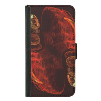 Metamorphosis Energy Modern Abstract Fractal Art Wallet Phone Case For Samsung Galaxy S5
