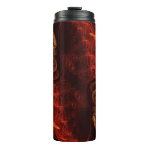 Metamorphosis Energy Modern Abstract Fractal Art Thermal Tumbler