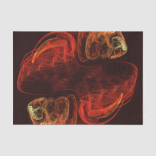 Metamorphosis Energy Modern Abstract Fractal Art Tissue Paper