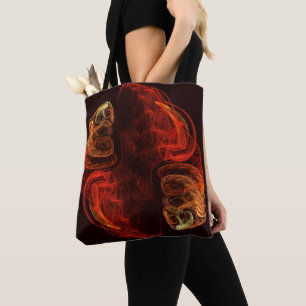 Metamorphosis Energy Modern Abstract Fractal Art Tote Bag