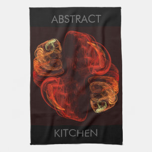 Metamorphosis Energy Modern Abstract Fractal Art Towel