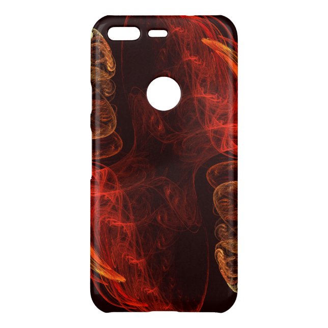 Metamorphosis Energy Modern Abstract Fractal Art Uncommon Google Pixel Case (Back)