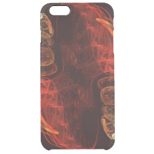 Metamorphosis Energy Modern Abstract Fractal Art Clear iPhone 6 Plus Case